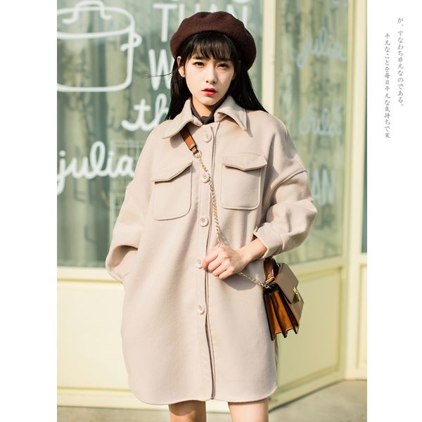 new arrival women woolen coat thicken long sleeve medium-short collar open front parka belt coat long wool, Black
new arrival women woolen coat thicken long sleeve medium-short collar open front parka belt coat long wool, Black