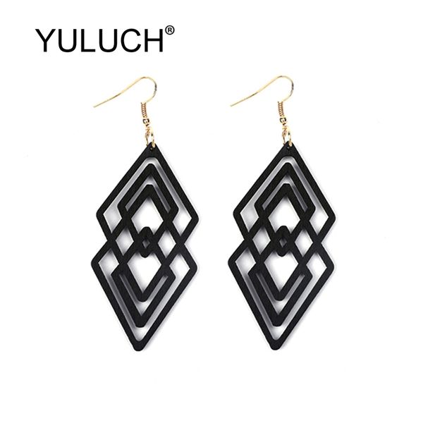 yuluch trendy black red brown hollow natural wood long pendant earrings for women fashion jewelry ethnic geometric drop earrings, Silver
yuluch trendy black red brown hollow natural wood long pendant earrings for women fashion jewelry ethnic geometric drop earrings, Silver