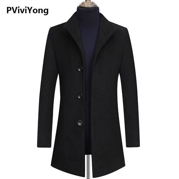 pvviyong 2019 new aarival autumn&winter wool trench coat men,men's wool thicked jackets plus-size m-3xl x1918, Black
pvviyong 2019 new aarival autumn&winter wool trench coat men,men's wool thicked jackets plus-size m-3xl x1918, Black