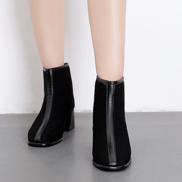 fashion plus size shoes for women mesh breathable zipper shoes round toe low-heeled ankle boots botas de salto alto mulher#y2, Black
fashion plus size shoes for women mesh breathable zipper shoes round toe low-heeled ankle boots botas de salto alto mulher#y2, Black
