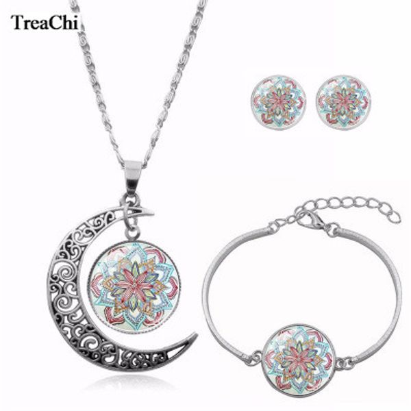 mandala time gem crescent collares creative silver plated yoga cabochon glass flower necklace earring bracelet jewelry set gift
mandala time gem crescent collares creative silver plated yoga cabochon glass flower necklace earring bracelet jewelry set gift