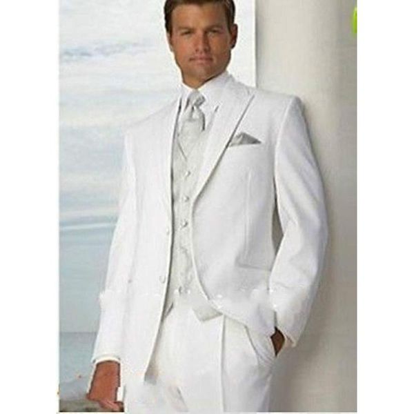 white wedding tuxedos slim fit notch lapel two buttons groom suits prom suits groomsman blazer suits (jacket+pants+vest+tie), Black;gray
white wedding tuxedos slim fit notch lapel two buttons groom suits prom suits groomsman blazer suits (jacket+pants+vest+tie), Black;gray
