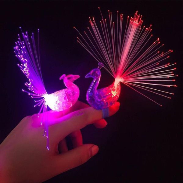 1pc colorful luminous toys peacock finger led light-up ring party rave favors gadgets intelligent toy for kids girls #20 rvxrx, Black;brown
1pc colorful luminous toys peacock finger led light-up ring party rave favors gadgets intelligent toy for kids girls #20 rvxrx, Black;brown