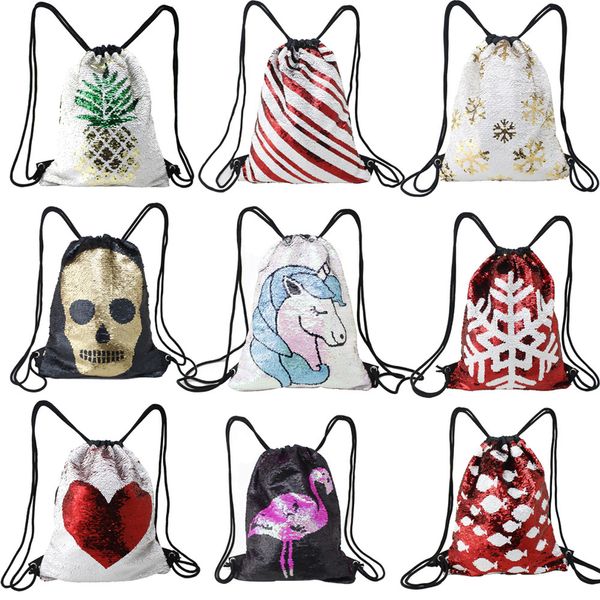 unicorn heart snowflake pineapple sequin backpack drawstring bag for girl school bag kids bags drop shipping
unicorn heart snowflake pineapple sequin backpack drawstring bag for girl school bag kids bags drop shipping