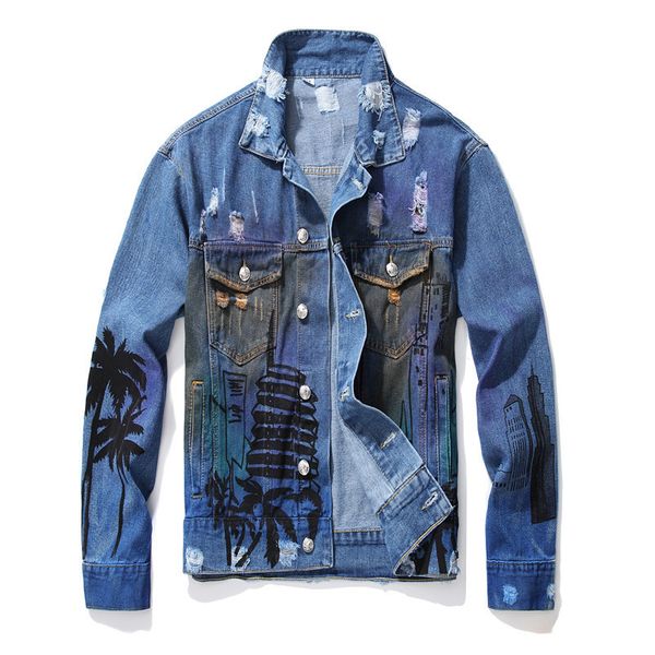 20ss luxury mens designer jacket fashion brand men women jacket hip hop long sleeve ripped printed biker blue denim jacket coat, Black;brown
20ss luxury mens designer jacket fashion brand men women jacket hip hop long sleeve ripped printed biker blue denim jacket coat, Black;brown