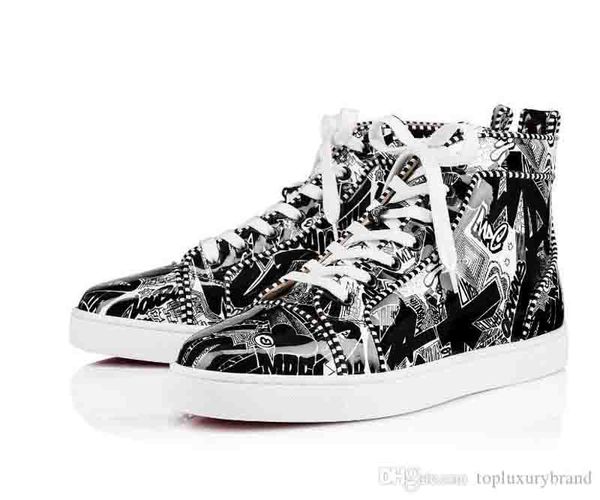 2019s black white graffiti genuine leather men's sneaker red bottom flat mens orlato patent nicograf high lace up trainers wholesale
2019s black white graffiti genuine leather men's sneaker red bottom flat mens orlato patent nicograf high lace up trainers wholesale