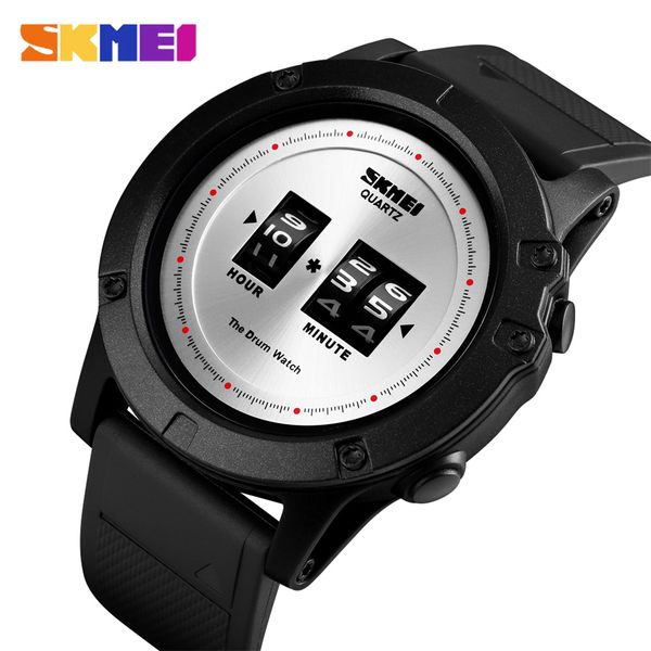 skmei brand men's watch quartz watches drum business men digital wristwatch 50m waterproof creative male clock relogio masculino, Slivery;brown
skmei brand men's watch quartz watches drum business men digital wristwatch 50m waterproof creative male clock relogio masculino, Slivery;brown