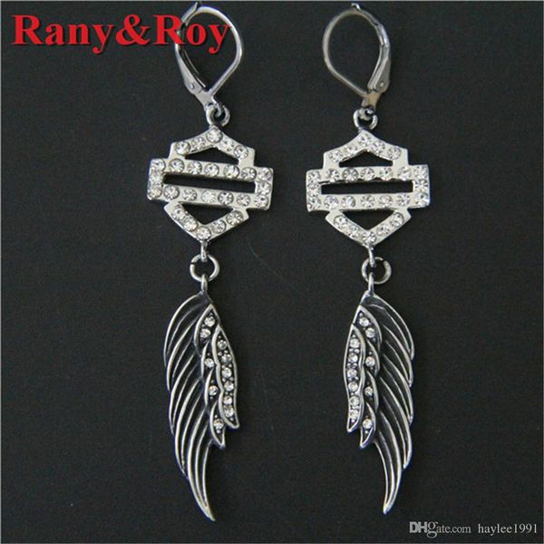 5pairs/lot clean crystal angle wings selling earrings 316l stainless steel fashion jewelry girls motorcycles earrings, Golden
5pairs/lot clean crystal angle wings selling earrings 316l stainless steel fashion jewelry girls motorcycles earrings, Golden