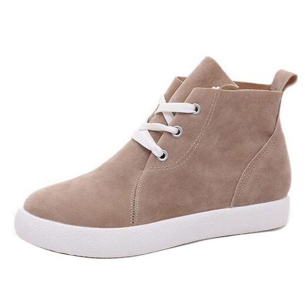 woman ankle boots nucbuck leather casual lace up autumn boots female cowboy booties solid flat shoes shoecsrmbx, Black
woman ankle boots nucbuck leather casual lace up autumn boots female cowboy booties solid flat shoes shoecsrmbx, Black