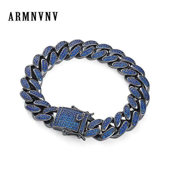 armnvnv hip hop циркон асфальтовая bling iced out cz браслеты черный синий цвет кубинский майами ссылка цепи шарм ювелирные изделия для мужч, Black
armnvnv hip hop циркон асфальтовая bling iced out cz браслеты черный синий цвет кубинский майами ссылка цепи шарм ювелирные изделия для мужч, Black