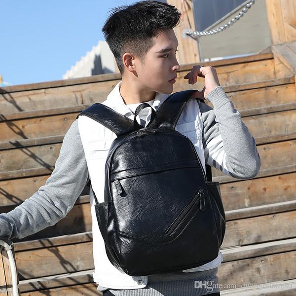 new trend soft leather backpack for men korean version backpack fashion student bag leisure man bag travel computer bag
new trend soft leather backpack for men korean version backpack fashion student bag leisure man bag travel computer bag