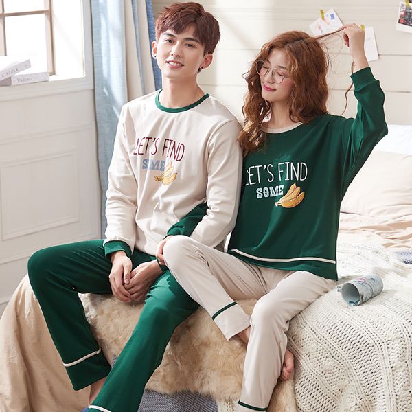 couple pajamas 2019 new cotton long-sleeved men and women pajamas letter banana pattern o-neck couple home suit sleep wear -3xl, Black;red
couple pajamas 2019 new cotton long-sleeved men and women pajamas letter banana pattern o-neck couple home suit sleep wear -3xl, Black;red