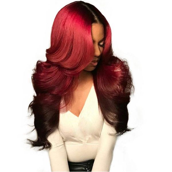 lace front wig colored ombre human hair wigs for women red brazilian body wave 360 lace frontal wig 150% remy, Black
lace front wig colored ombre human hair wigs for women red brazilian body wave 360 lace frontal wig 150% remy, Black