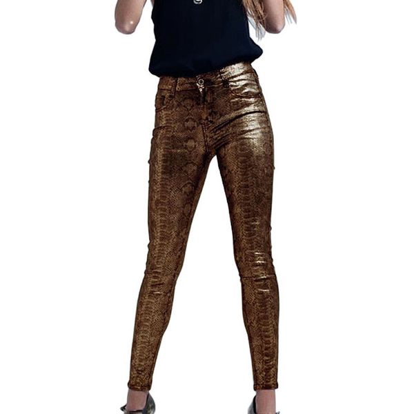 skinny pu leather pants high elastic fashion gold snake print faux leather pants women new spring slim pencil trousers 42, Black;white
skinny pu leather pants high elastic fashion gold snake print faux leather pants women new spring slim pencil trousers 42, Black;white
