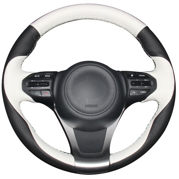 black natural leather white natural leather car steering wheel cover for kia k5 optima 2014 2015
black natural leather white natural leather car steering wheel cover for kia k5 optima 2014 2015