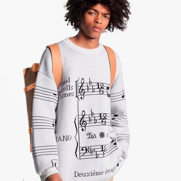 19fw musical symbol knitting sweater autumn winter pullover sweater double-sided wear fashion street sweater outwear hfymmy044, White;black
19fw musical symbol knitting sweater autumn winter pullover sweater double-sided wear fashion street sweater outwear hfymmy044, White;black