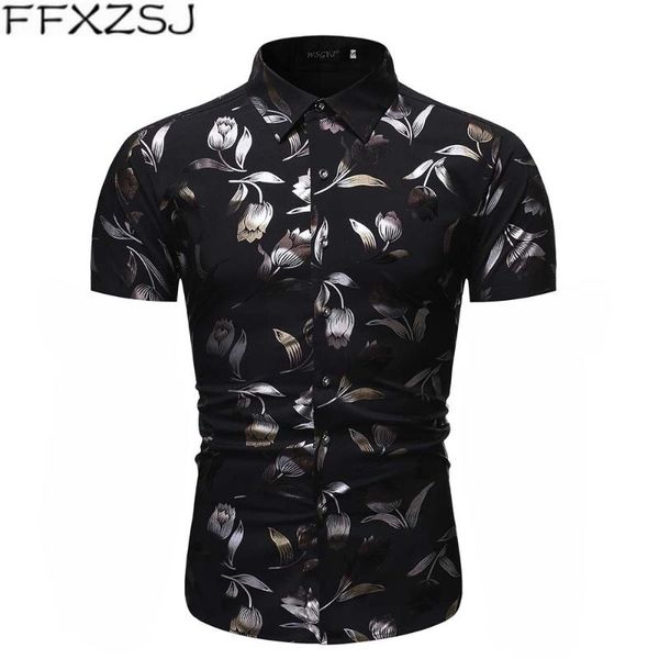 ffxzsj brand 2020 men's new summer business short sleeve print casual fashion personality flower shirt european size xxl, White;black
ffxzsj brand 2020 men's new summer business short sleeve print casual fashion personality flower shirt european size xxl, White;black