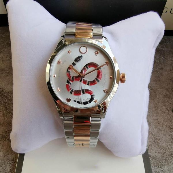 new style fashion g-timeless couple watch 38mm 28mm luxury mens women watch stainless steel strap quartz snake wristwatch montre de luxe
new style fashion g-timeless couple watch 38mm 28mm luxury mens women watch stainless steel strap quartz snake wristwatch montre de luxe