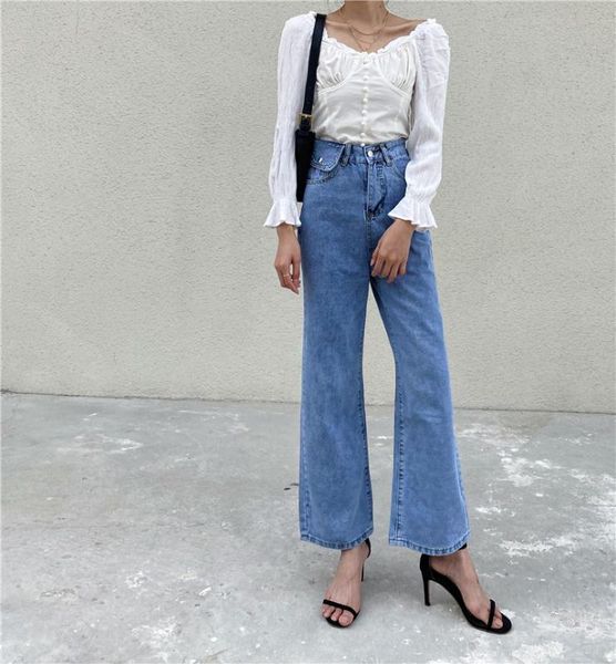 women's jeans hzirip 2021 summer vintage light blue wide leg pants loose high waist denim all match trousers plus size
women's jeans hzirip 2021 summer vintage light blue wide leg pants loose high waist denim all match trousers plus size