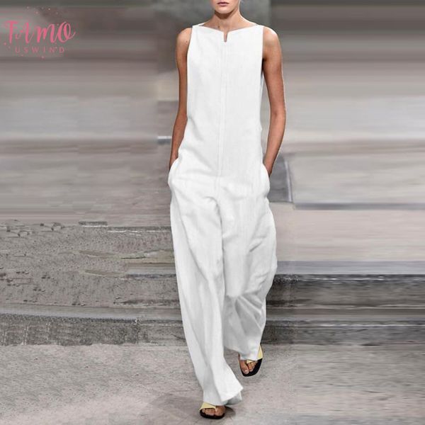 women elegant solid loose jumpsuit summer fashion sleeveless jumpsuit rompers ladies sreetwear pockets overalls playsuit drop shipping, Black;white
women elegant solid loose jumpsuit summer fashion sleeveless jumpsuit rompers ladies sreetwear pockets overalls playsuit drop shipping, Black;white