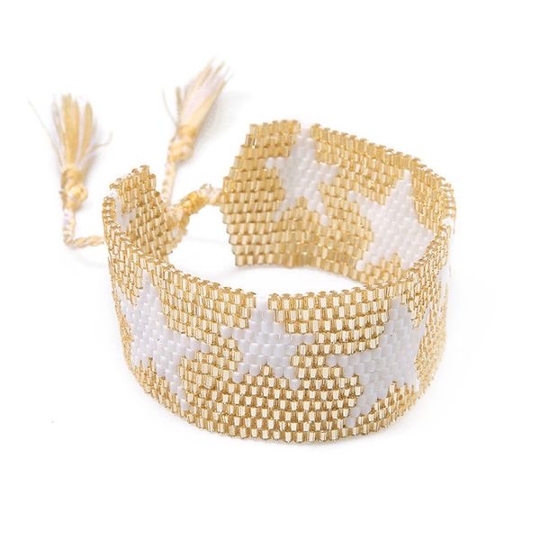 bracelet jewelry ethnic bracelets women seed beads star tassel pulsera handmade woven friendship wholesale, Black
bracelet jewelry ethnic bracelets women seed beads star tassel pulsera handmade woven friendship wholesale, Black