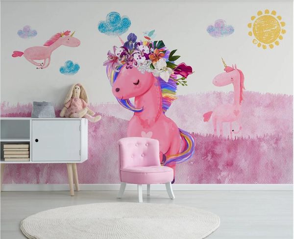 3d wallpaper custom p murals nordic modern simple hand-painted pink unicorn children's room background wall decor wall art pictures
3d wallpaper custom p murals nordic modern simple hand-painted pink unicorn children's room background wall decor wall art pictures