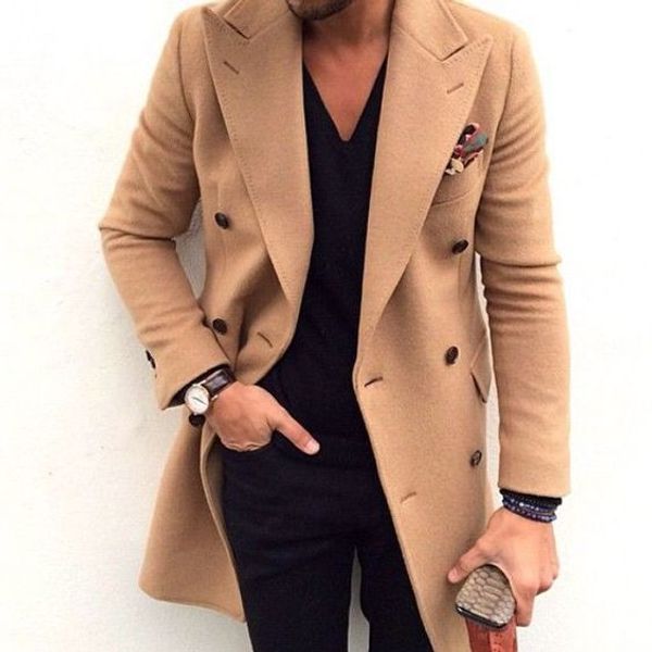 khaki tweed custom made mens coat party wedding custom made tuxedos terno masculino casual style men jacket only, White;black
khaki tweed custom made mens coat party wedding custom made tuxedos terno masculino casual style men jacket only, White;black