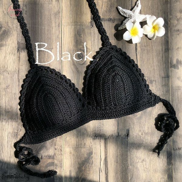 2019 bikini knit handmade swimsuit women mini bikini crochet swimwear micro summer bra bathingsuit brazilian top, White;black
2019 bikini knit handmade swimsuit women mini bikini crochet swimwear micro summer bra bathingsuit brazilian top, White;black