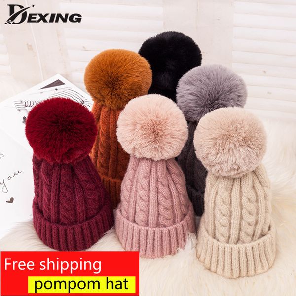 soft fur pompom wool winter hat for women children knitted skullies beanies thick warm female faux pom pom hat for boys girls, Blue;gray
soft fur pompom wool winter hat for women children knitted skullies beanies thick warm female faux pom pom hat for boys girls, Blue;gray