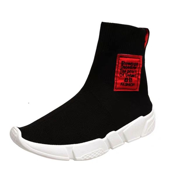 spring and summer new student shoes stretch socks shoes flat bottom casual flying weaving high bottom breathable comfortable women's sh, Black
spring and summer new student shoes stretch socks shoes flat bottom casual flying weaving high bottom breathable comfortable women's sh, Black