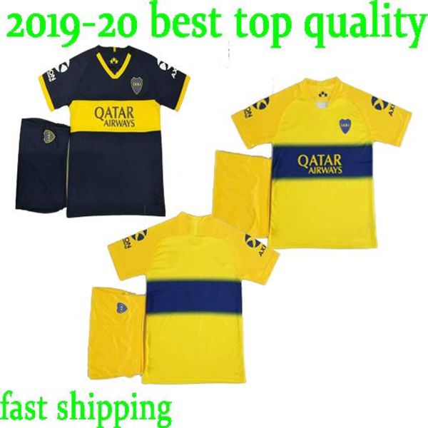 

Perfect19 20 boca junior home kit occer jer ey uniform men 039 thai quality occer jer ey away gago tevez football hort