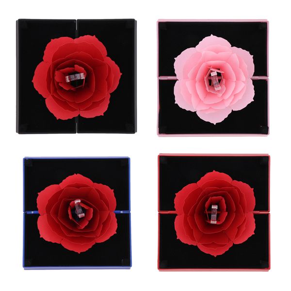 romantic up blooming flower ring holder box engagement ring surprise gift box jewelry present case for lover sweetheart, Pink;blue
romantic up blooming flower ring holder box engagement ring surprise gift box jewelry present case for lover sweetheart, Pink;blue