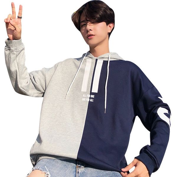 2019 spring and autumn men's fashion korean hat loose coat bf style harajuku ulzzang couple hoodie jacket, Black
2019 spring and autumn men's fashion korean hat loose coat bf style harajuku ulzzang couple hoodie jacket, Black