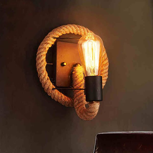 vintage rope wall lamp living room retro light industrial style decoration cafe restaurant corridor lighting without bulb
vintage rope wall lamp living room retro light industrial style decoration cafe restaurant corridor lighting without bulb