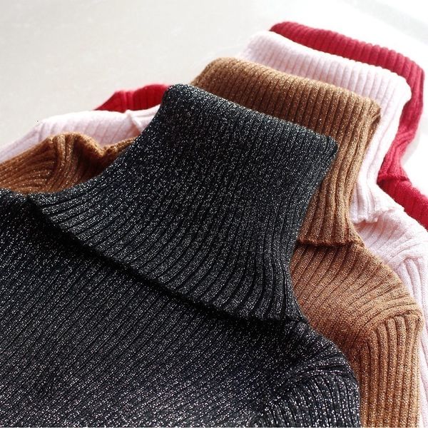 new glitter turtleneck women pullover sweater high elasticity knitted ribbed slim jumper autumn winter basic female sweater, White;black
new glitter turtleneck women pullover sweater high elasticity knitted ribbed slim jumper autumn winter basic female sweater, White;black