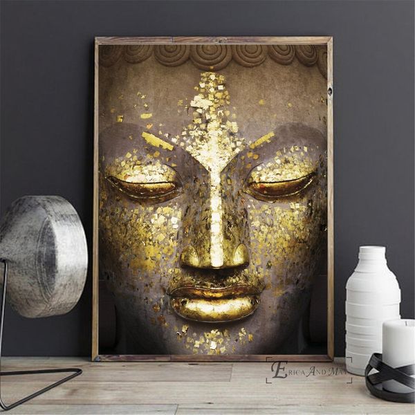 buddha face gold artwork poster wall painting living room abstract canvas art pictures for home decor no frame
buddha face gold artwork poster wall painting living room abstract canvas art pictures for home decor no frame