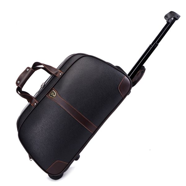 new fashion women classic pu rolling luggage trolley suitcase handbag brand casual wild rolling case travel bag on wheels
new fashion women classic pu rolling luggage trolley suitcase handbag brand casual wild rolling case travel bag on wheels