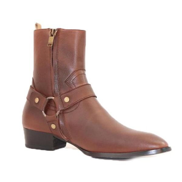 fashion hademade genuine leather persional jodhpur boots 2019ss new list factory outlet cow leather high ankle boots, Black
fashion hademade genuine leather persional jodhpur boots 2019ss new list factory outlet cow leather high ankle boots, Black