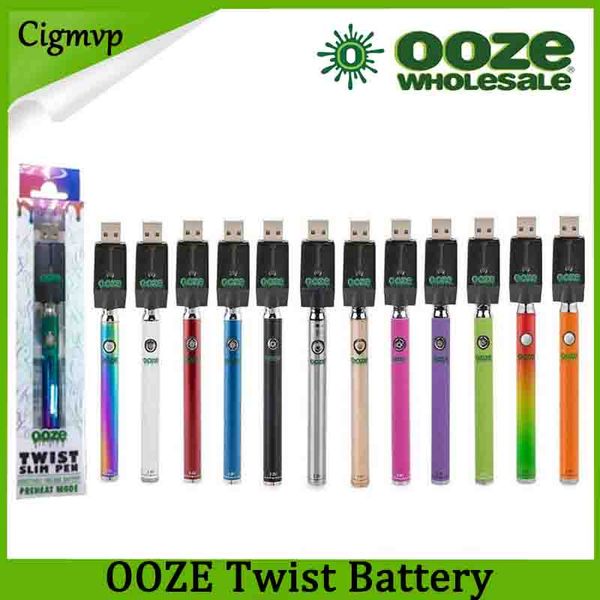 OOZE Twist Preheat 350mah Battery Charger Kit variable voltage Preheat Bud Touch battery 510 thread Vape battery
OOZE Twist Preheat 350mah Battery Charger Kit variable voltage Preheat Bud Touch battery 510 thread Vape battery