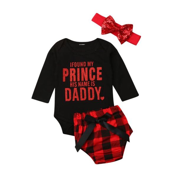 0-24m newborn infant baby girl 3pcs clothes set long sleeve letter black romper plaid shorts headband outfit set, White
0-24m newborn infant baby girl 3pcs clothes set long sleeve letter black romper plaid shorts headband outfit set, White