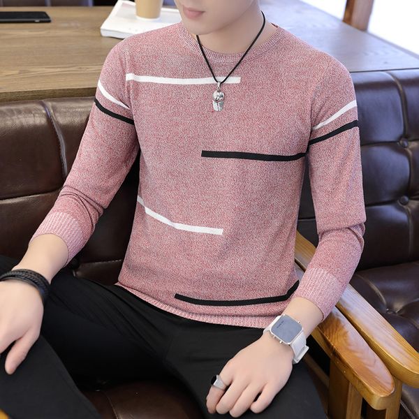 2019 new autumn winter men's sweater men's o-neck solid color casual sweater slim fit brand knitted pullovers -xxxl, White;black
2019 new autumn winter men's sweater men's o-neck solid color casual sweater slim fit brand knitted pullovers -xxxl, White;black