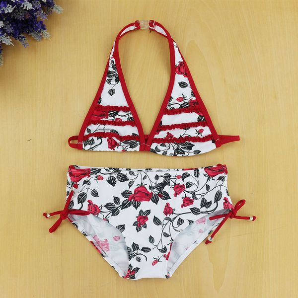 2018 new summer girls split two-pieces swimwear girls close-fitting elastic leopard and floral swimsuit beachwear
2018 new summer girls split two-pieces swimwear girls close-fitting elastic leopard and floral swimsuit beachwear