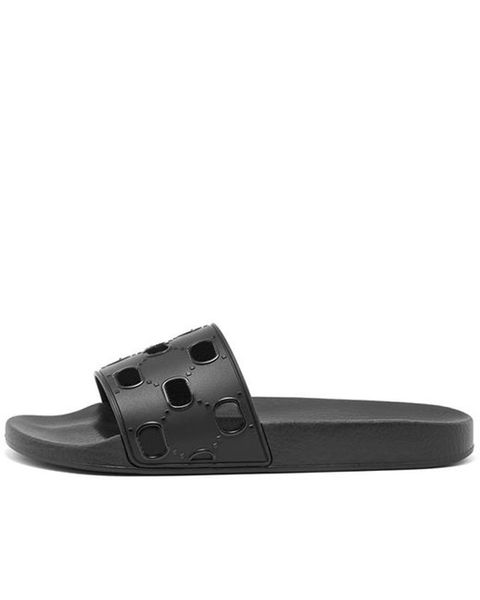 mens womens black cut-out rubber sliders luxe pool flat slippers with designer-stamped sole euro 35-46
mens womens black cut-out rubber sliders luxe pool flat slippers with designer-stamped sole euro 35-46