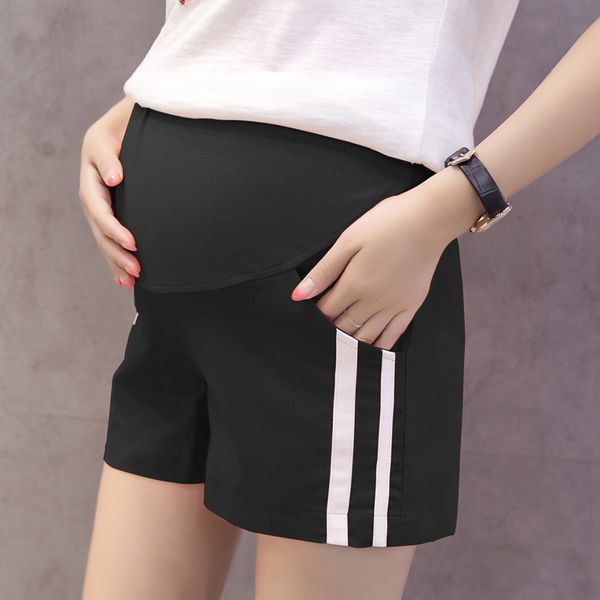 spring and summer pregnant women shorts pants candy color loose slacks trousers striped shorts, White
spring and summer pregnant women shorts pants candy color loose slacks trousers striped shorts, White