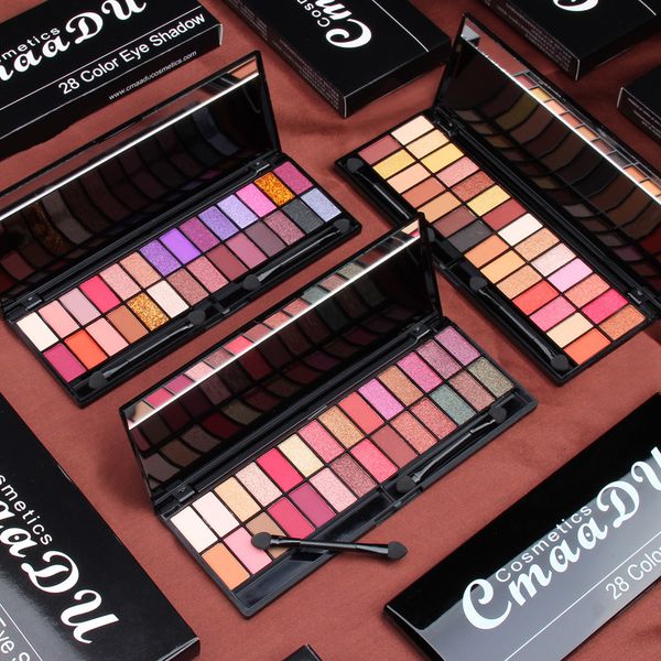 28 color glitter eyeshadow shimmer matte eye shadow nude colorful eyeshadow palette with mirror brush
28 color glitter eyeshadow shimmer matte eye shadow nude colorful eyeshadow palette with mirror brush