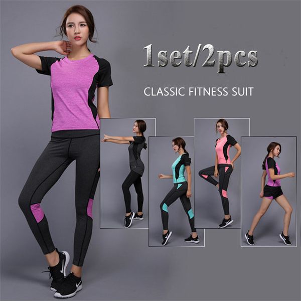 2pcs women running sets gym fitness clothes tennis shirt + pants running sportwear jogging workout yoga leggings sport suit, Black;blue
2pcs women running sets gym fitness clothes tennis shirt + pants running sportwear jogging workout yoga leggings sport suit, Black;blue