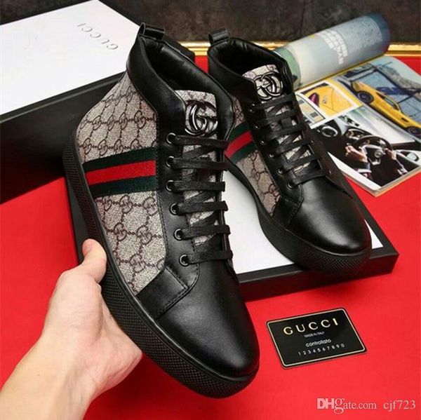 sell style fashion high man shoes sneakers shoes first layer cowhide luxurious designers flat walking shoe dress party martin boots, Black
sell style fashion high man shoes sneakers shoes first layer cowhide luxurious designers flat walking shoe dress party martin boots, Black