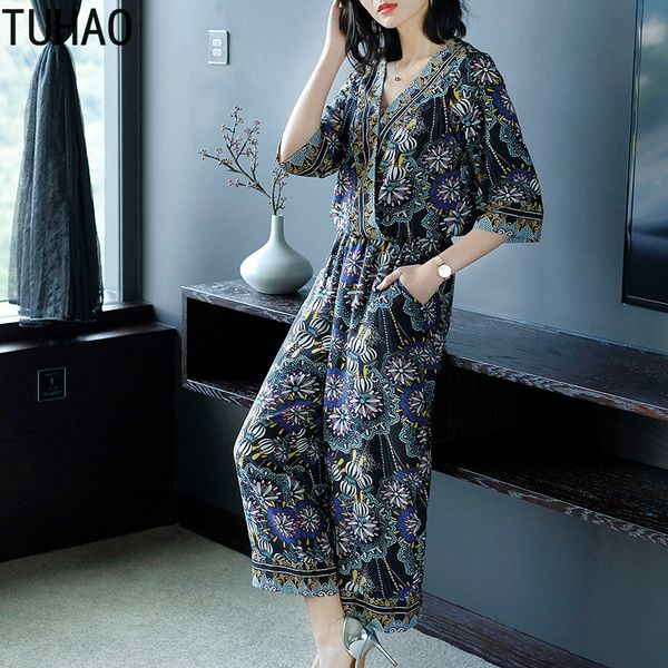 2019 Spring Boho Summer Floral Print Jumpsuits Women 2019 Elegant Wide Leg Long Pants Jumpsuits Women Rompers JA322
2019 Spring Boho Summer Floral Print Jumpsuits Women 2019 Elegant Wide Leg Long Pants Jumpsuits Women Rompers JA322