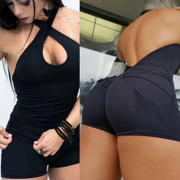 new style women playsuits ladies backless shorts playsuit bodycon party sheath romper solid halter hollow out fashion 2019, Black;white
new style women playsuits ladies backless shorts playsuit bodycon party sheath romper solid halter hollow out fashion 2019, Black;white