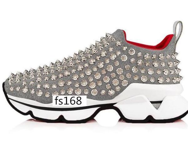 2020 delivery spike sock men sneakers red runner donna flat rubber shoes womens red bottom spike shoes flat trainers 2, Black
2020 delivery spike sock men sneakers red runner donna flat rubber shoes womens red bottom spike shoes flat trainers 2, Black